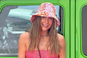 Małgorzata Rozenek pozuje w kostiumie w Miami