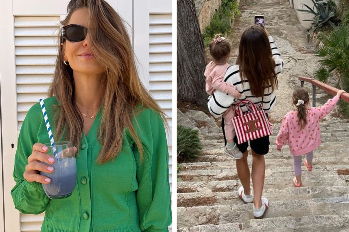 Anna Lewandowska Majorka z córkami
