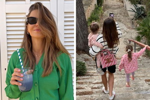 Anna Lewandowska Majorka z córkami