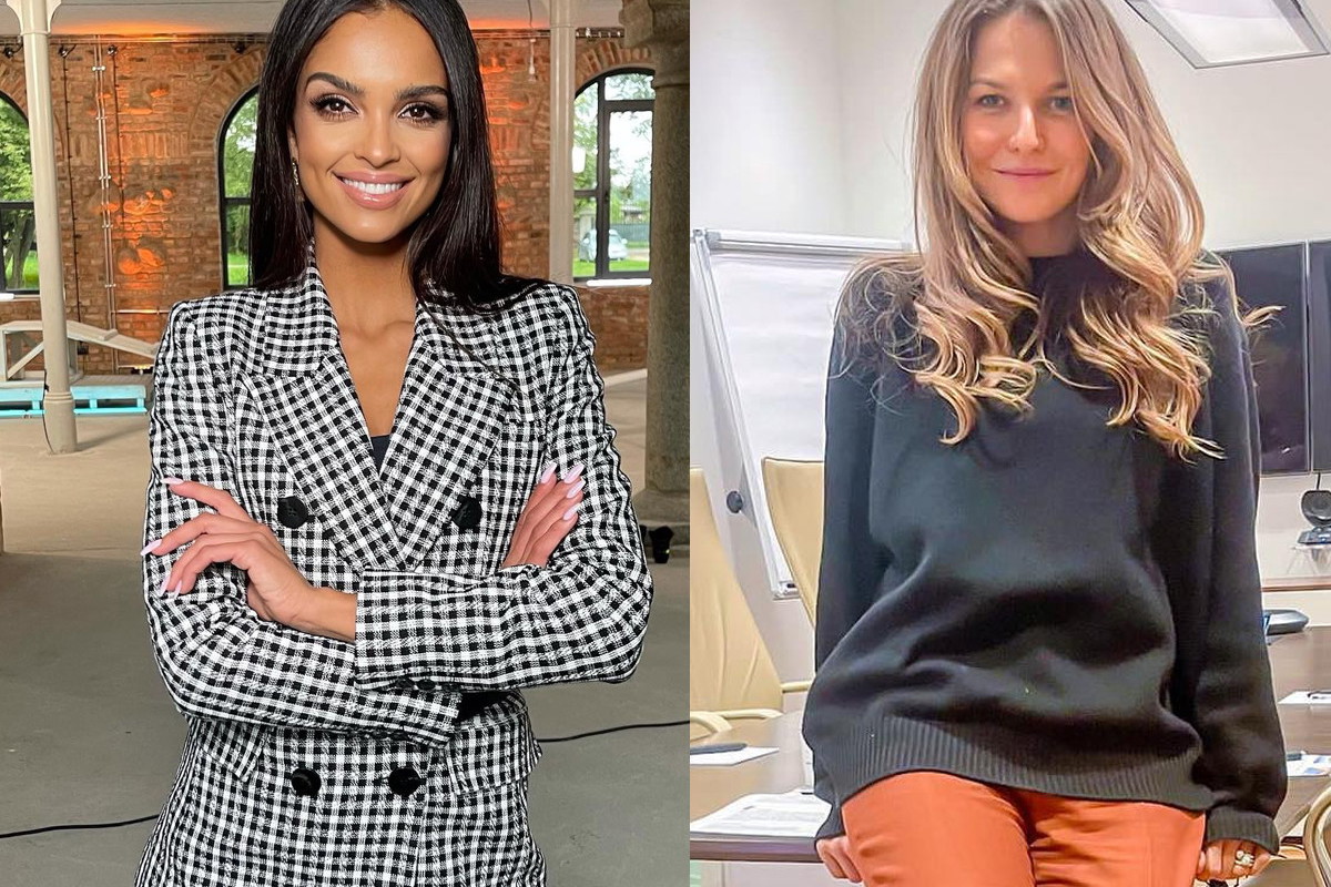 Klaudia El Dursi i Anna Lewandowska w botkach Louis Vuitton na platformie