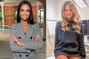 Klaudia El Dursi i Anna Lewandowska w botkach Louis Vuitton na platformie