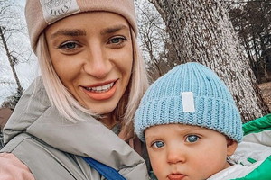 Martyna Gliwińska z synem