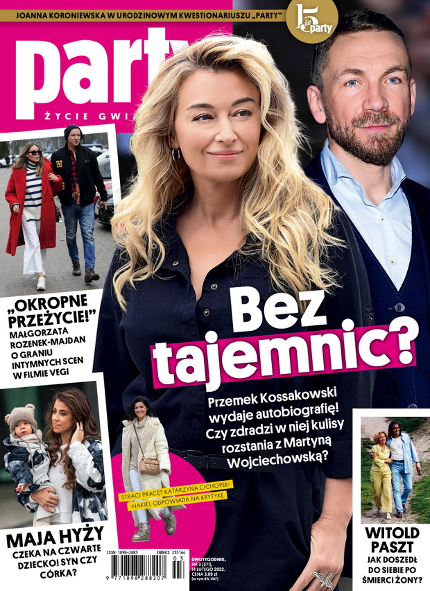 Martyna Wojciechowska i Przemek Kossakowski na okładce Party