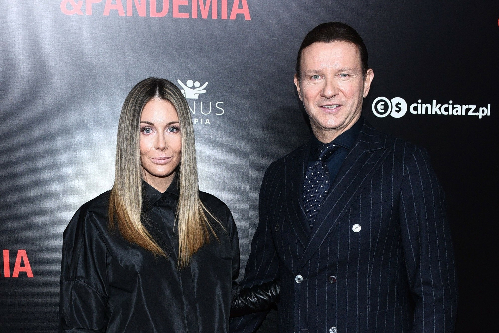 Małgorzata Rozenek i Radosław Majdan na  premierze Miłość, seks i pandemia