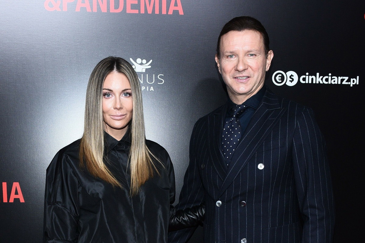 Małgorzata Rozenek i Radosław Majdan na premierze Miłość, seks i pandemia