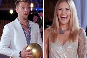 Reakcja Michała na to, że Sara rzuciła kulą w finale Hotelu Paradise 4