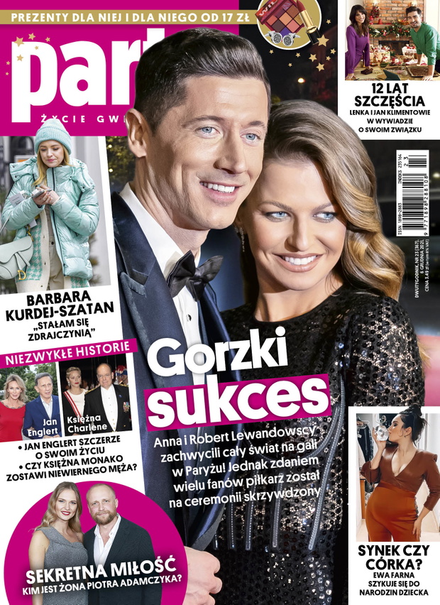 Anna i Robert Lewandowscy na okładce Party
