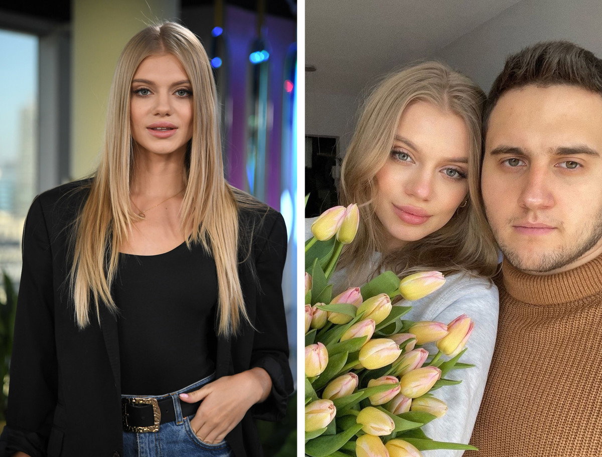 Dominika Wysocka z chłopakiem