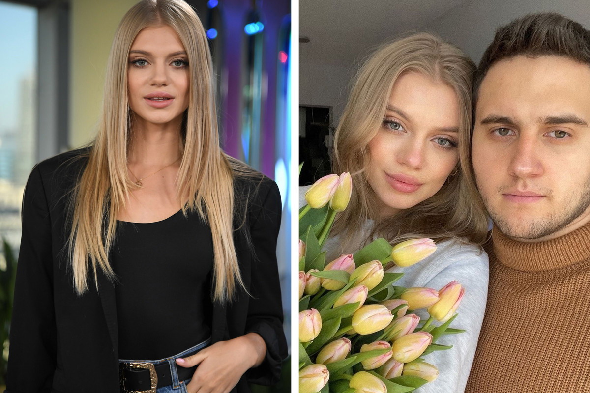 Dominika Wysocka z chłopakiem