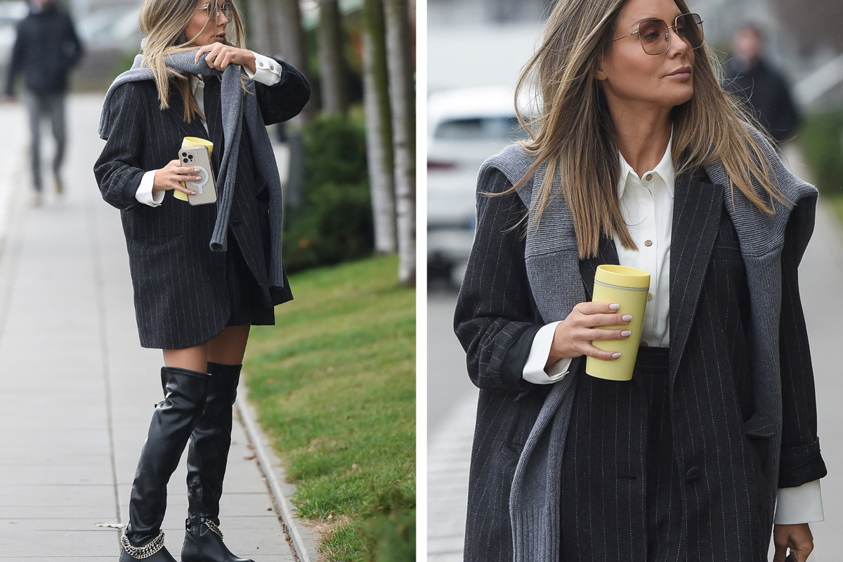 Stylowa Małgorzata Rozenek-Majdan zdjęcia paparazzi