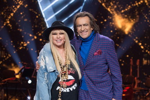 Maryla Rodowicz i Witold Paszt na planie "The Voice Senior"