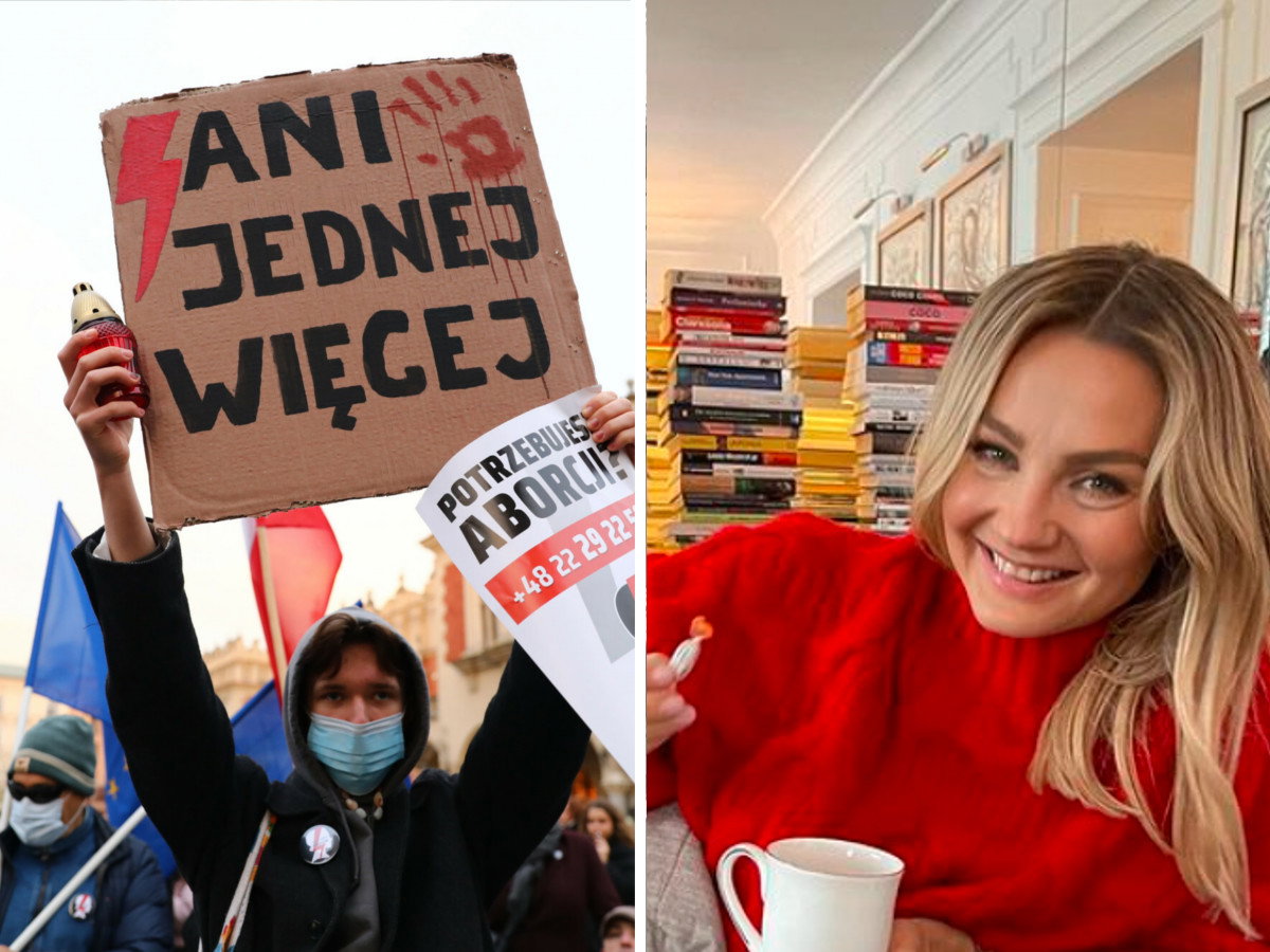 Małgorzata Socha w czasie marszu "Ani jednej więcej" reklamowała... cukierki. Fani grzmią: "jakie to słabe"