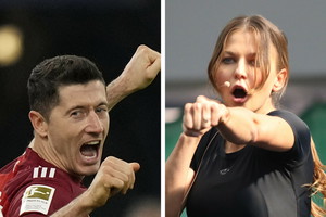 Robert Lewandowski z wąsem, co na to Ania