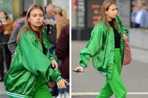 Oliwia Bieniuk w zielonym dresie przyłapana przez paparazzi