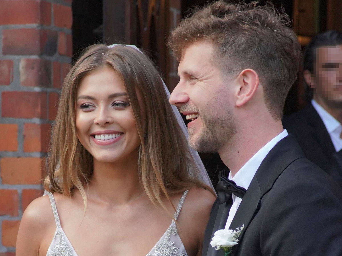 Antoni Królikowski i Joanna Opozda w dniu ślubu