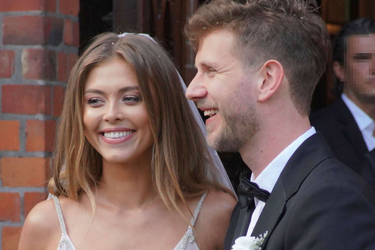 Antoni Królikowski i Joanna Opozda w dniu ślubu
