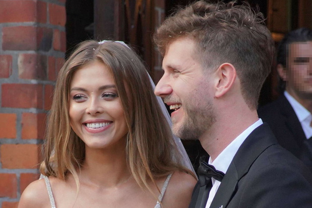 Antoni Królikowski i Joanna Opozda w dniu ślubu