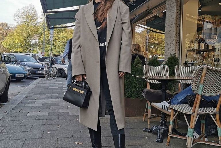 Anna Lewandowska w hitowym płaszczu