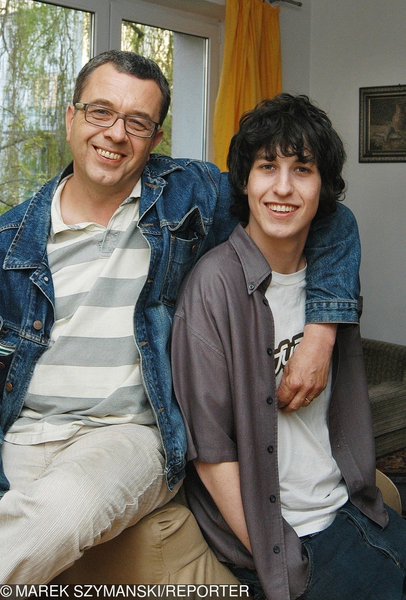 Grzegorz Miecugow i jego syn Krzysztof Miecugow