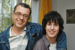 Grzegorz Miecugow i jego syn Krzysztof Miecugow