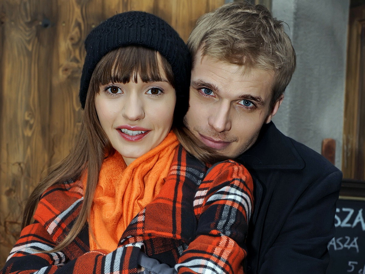 Joanna Osyda i Tomasz Ciachorowski w serialu "Majka"