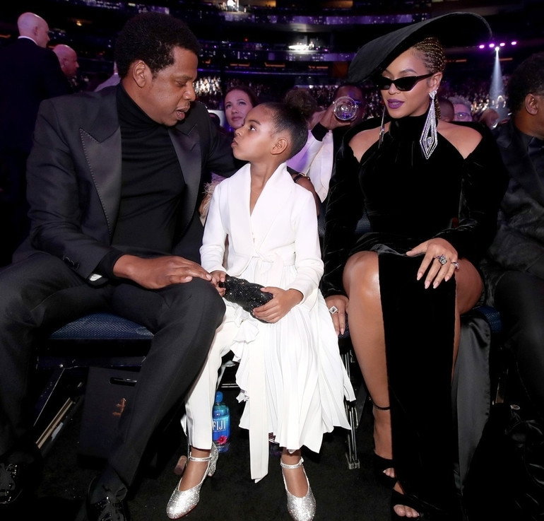 Blue Ivy, Beyonce, Jay-Z Grammy