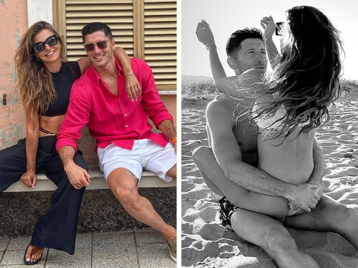 Anna Lewandowska i Robert Lewandowski odpoczywają na wakacjach we Włoszech