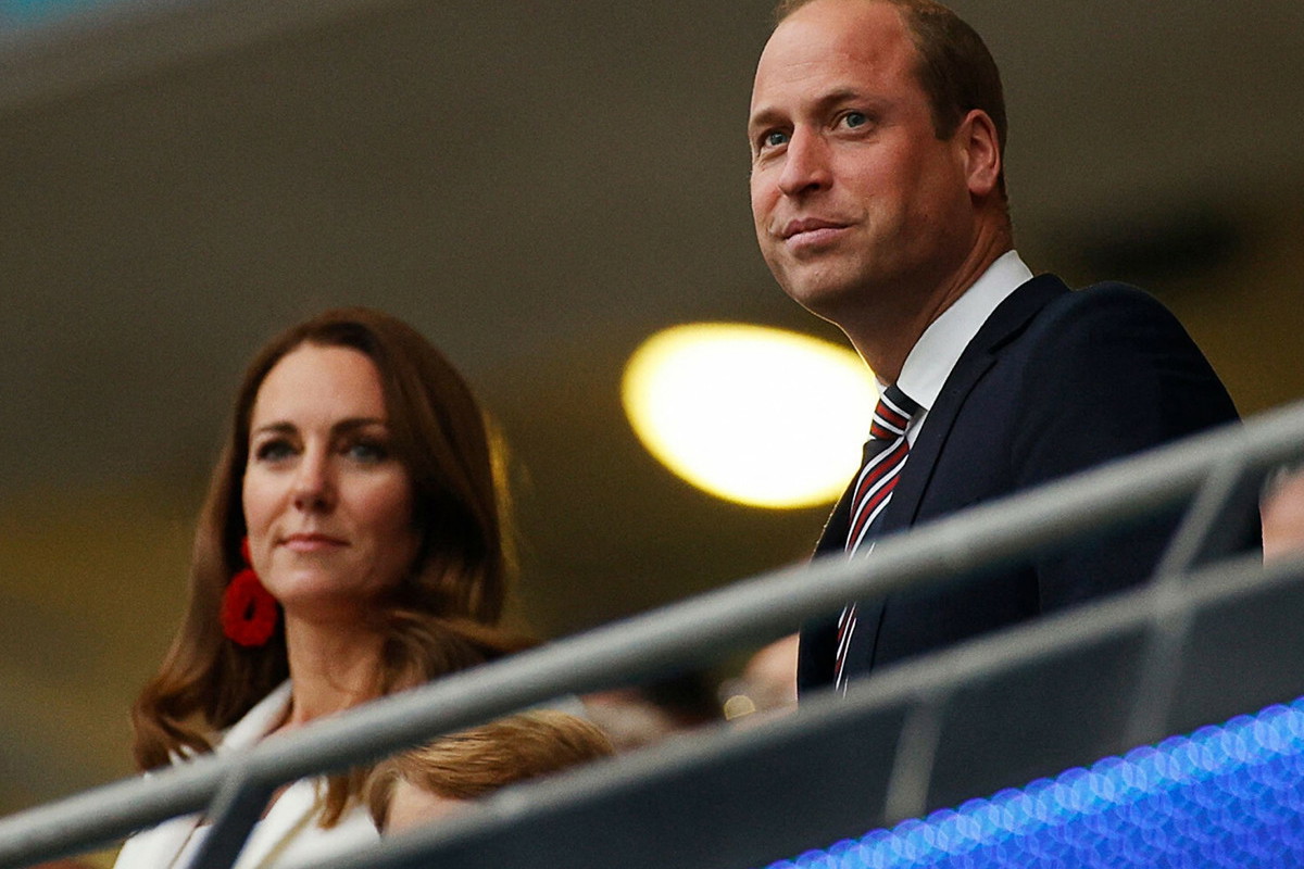 Księżna Kate i książę William na finale Euro 2020 (2021)