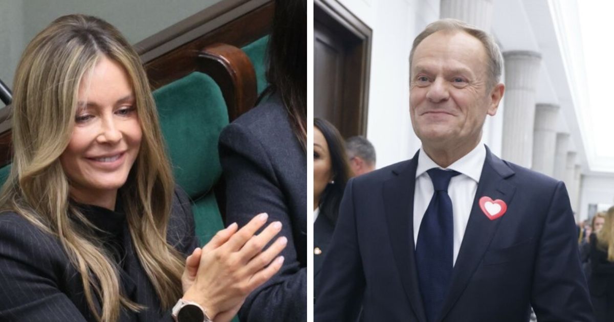 Małgorzata Rozenek i Donald Tusk
