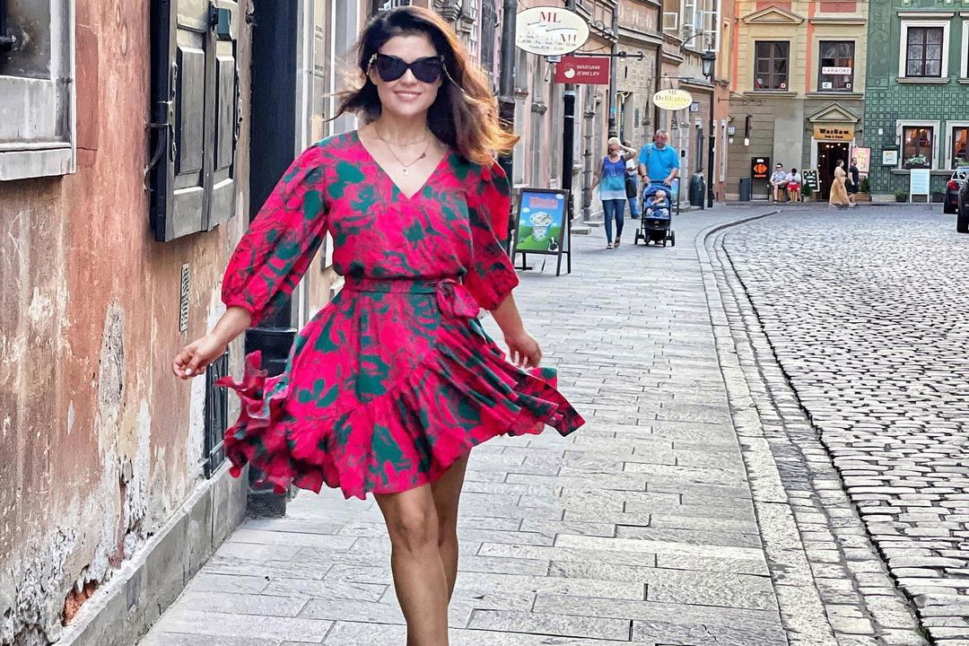 Kasia Cichopek w modnej sukience na lato 2021