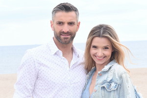 Maciej Dowbor, Joanna Koroniewska na plaży