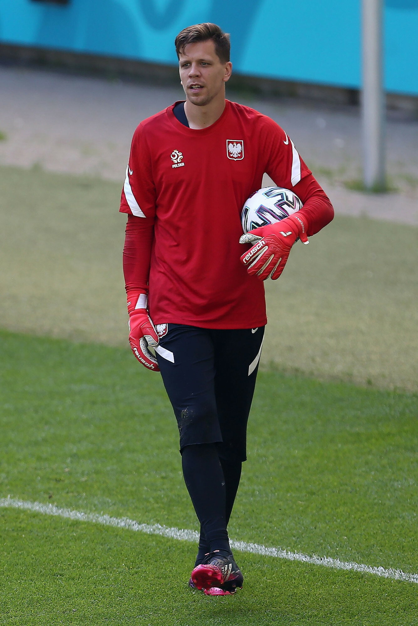 Wojciech Szczęsny na treningu