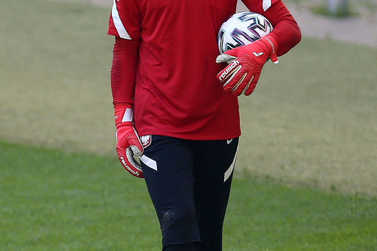 Wojciech Szczęsny na treningu