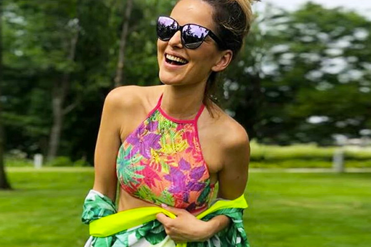Paulina Sykut w kostiumie kąpielowym