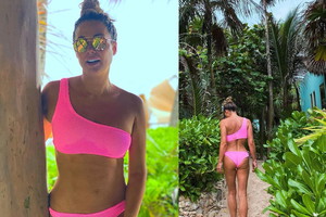 Różowe bikini Małgorzaty Rozenek-Majdan