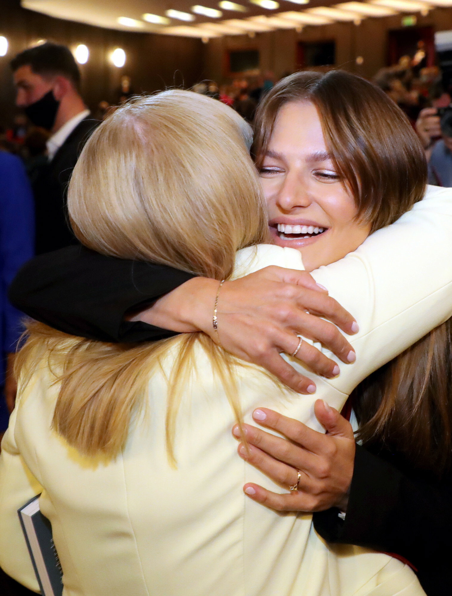 Anna Lewandowska z mamą