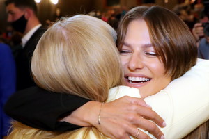 Anna Lewandowska z mamą