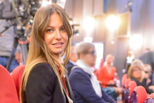 Anna Lewandowska na premierze filmu swojej mamy