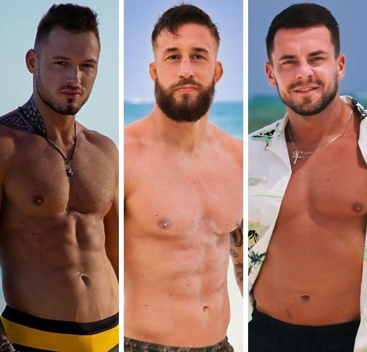 Mariusz, Michał i Krzysiek z "Hotelu Paradise"