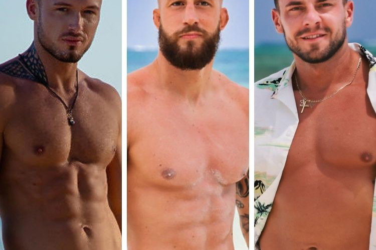 Mariusz, Michał i Krzysiek z "Hotelu Paradise"