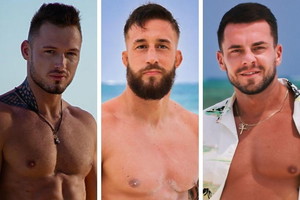 Mariusz, Michał i Krzysiek z "Hotelu Paradise"