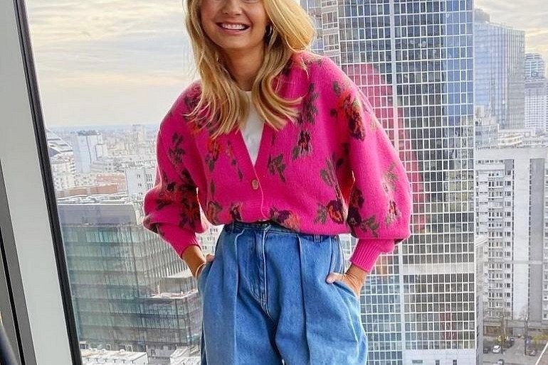 Małgorzata Socha w modnych jeansach
