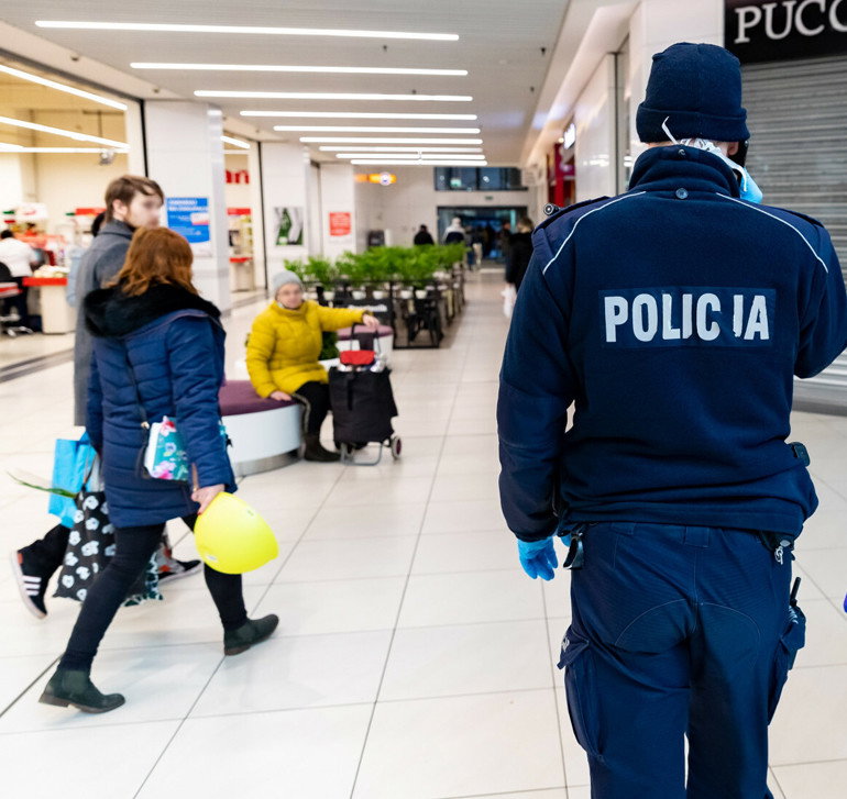 Policja galerie handlowe