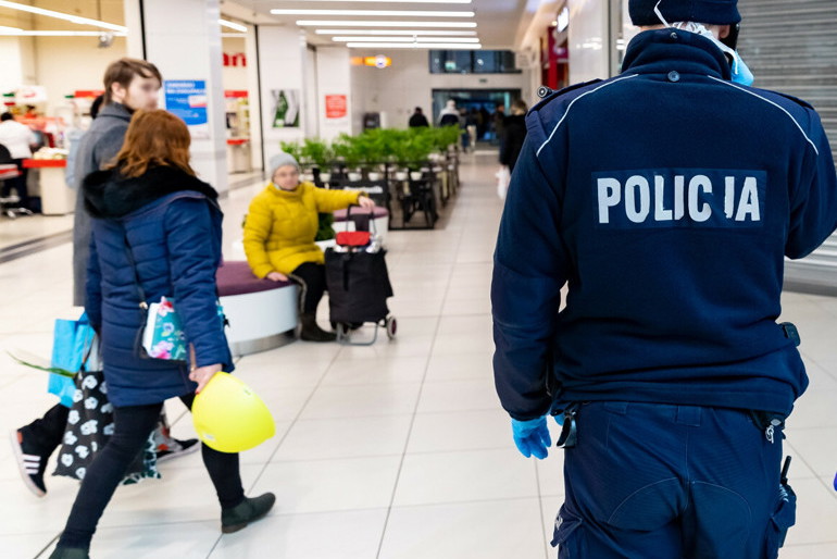Policja galerie handlowe