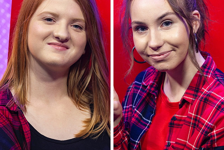 Alicja Brąszewska i Ola Brzuszkiewicz w "The Voice Kids 4"