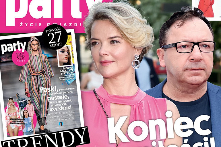 Monika Zamachowska i Zbigniew Zamachowski na okłądce "Party". Koniec małżeństwa