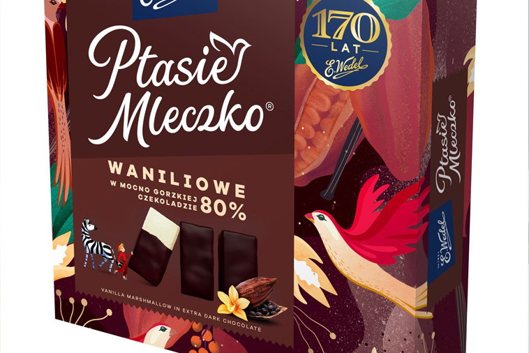 Nowy wariant pianek Ptasie Mleczko z okazji 170 lat E.Wedel