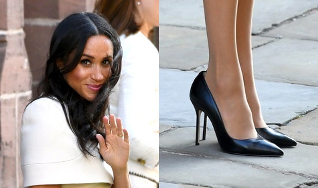Meghan Markle w za dużych butach