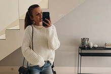 Anna Lewandowska z torebką Chanel