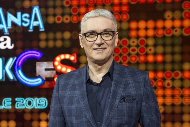Artur Orzech na planie programu "Szansa na sukces"